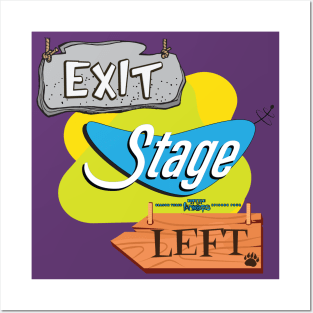 Exit Stage Left Posters and Art